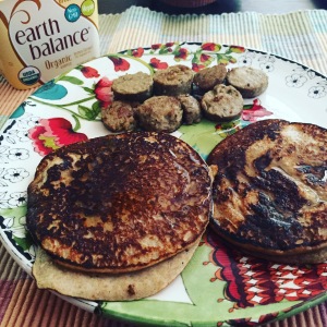 As I savored these banana pancakes and veggie sausage the other day, the ease wasn't lost on me.
