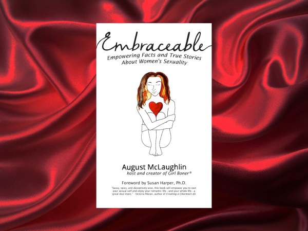 Embraceable book cover red